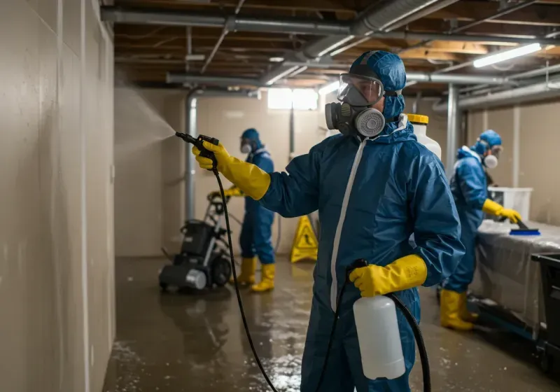 Basement Sanitization and Antimicrobial Treatment process in Stanton, TX